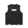 Snow Washed Raw-Hem Tank Top