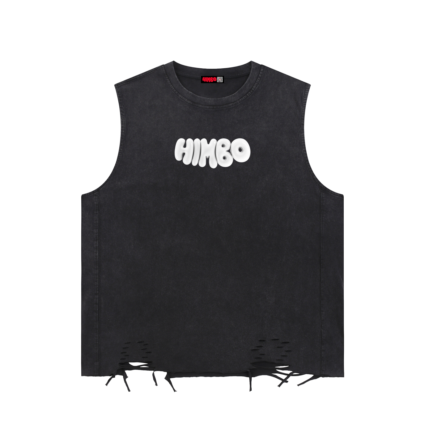 Snow Washed Raw-Hem Tank Top