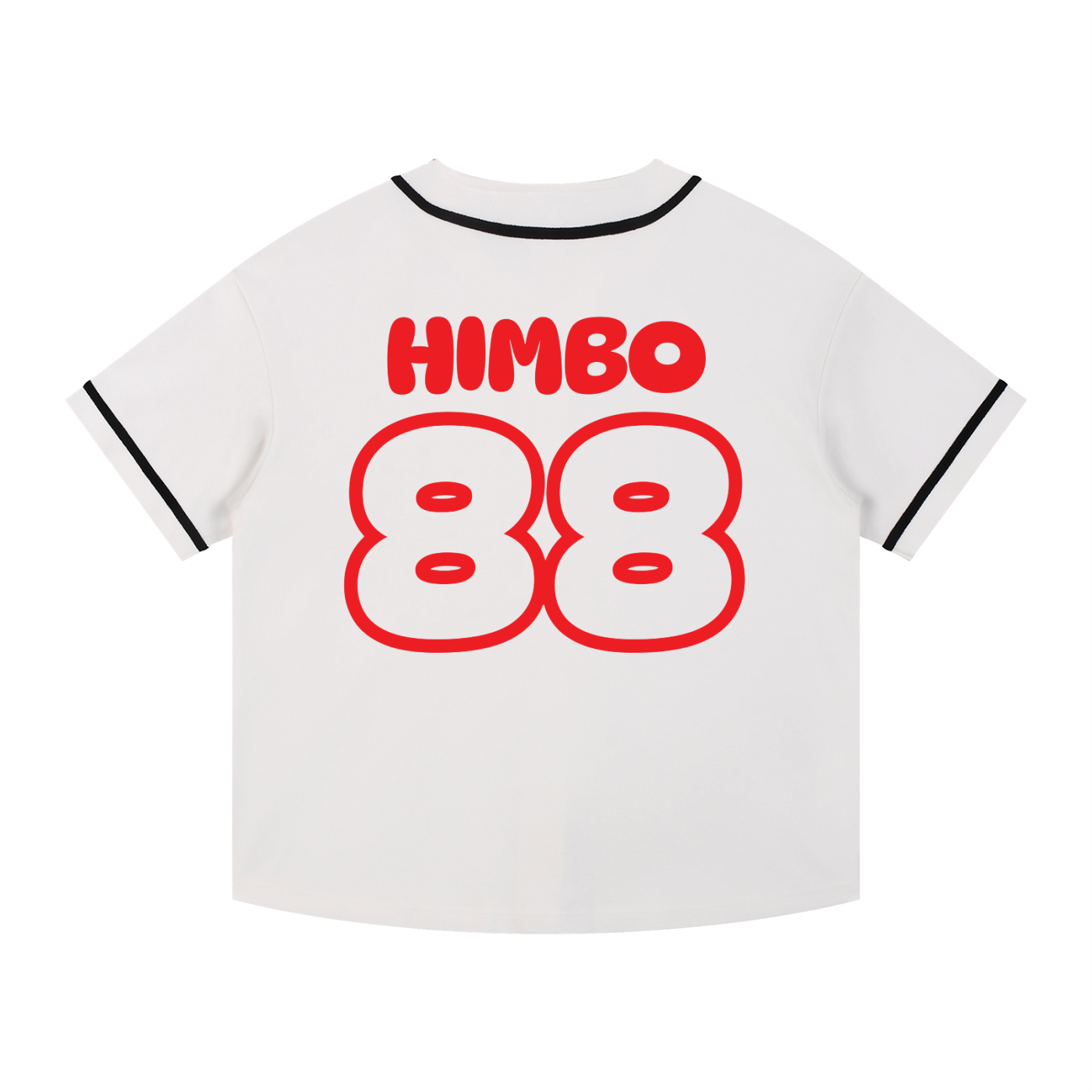 Contrast Piped Button-Up Jersey