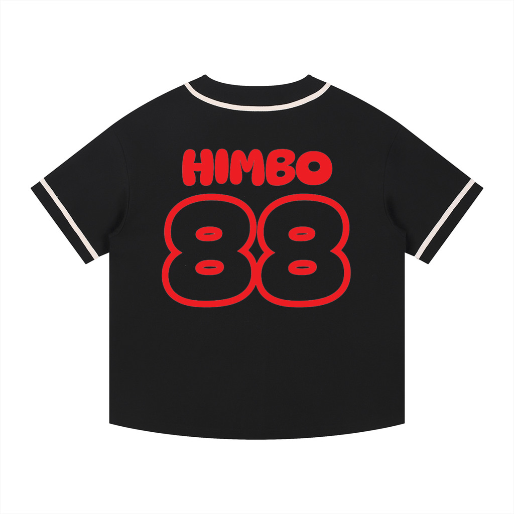 Contrast Piped Button-Up Jersey