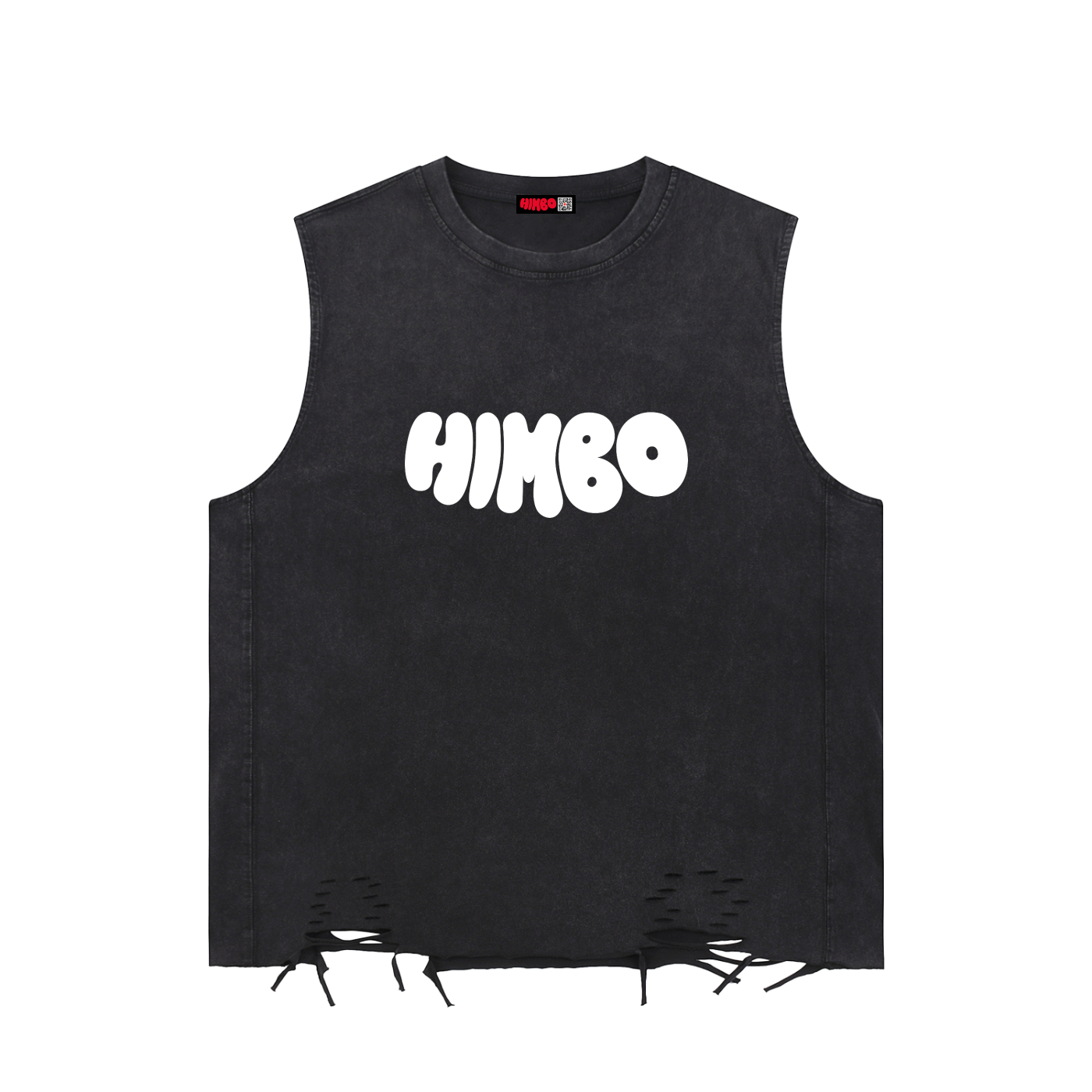 Snow Washed Raw-Hem Tank Top