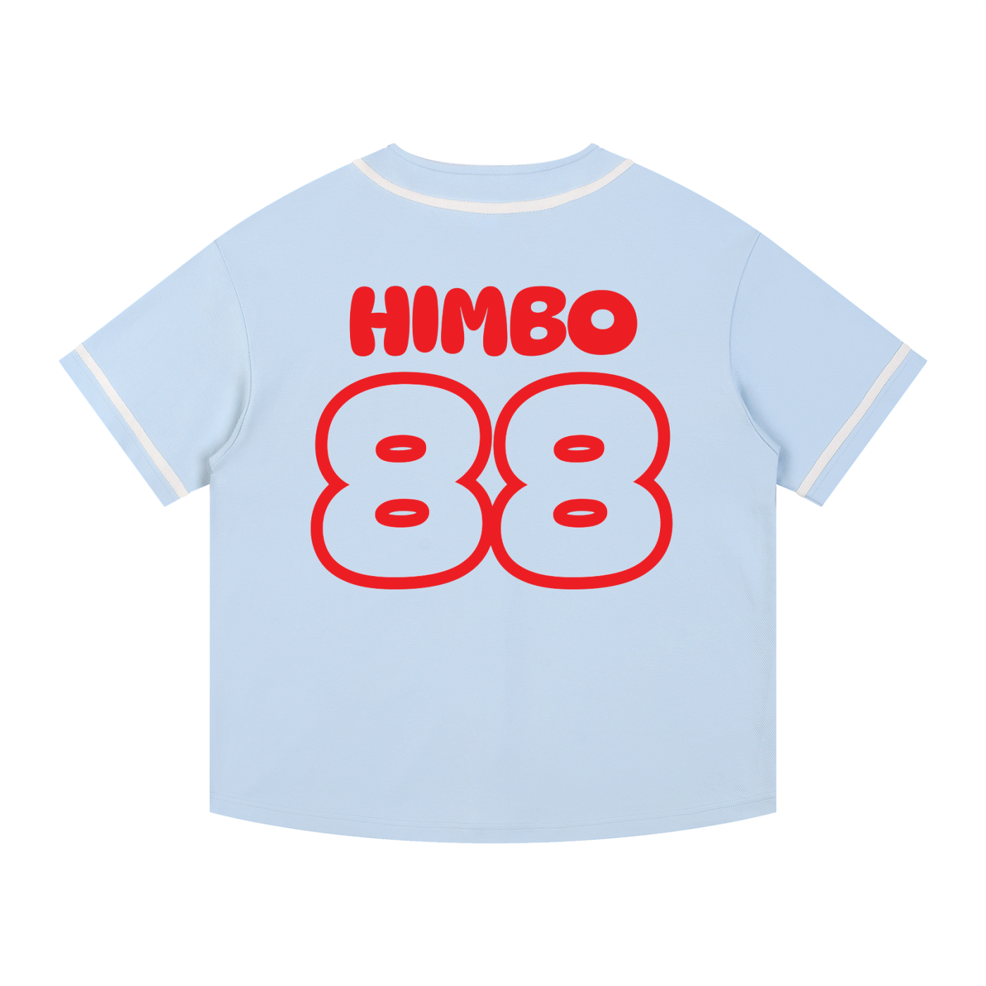 Contrast Piped Button-Up Jersey